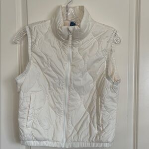 White Quilted Vest